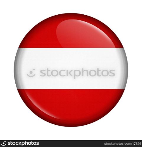 The icon with flag of Austria Isolated on white background