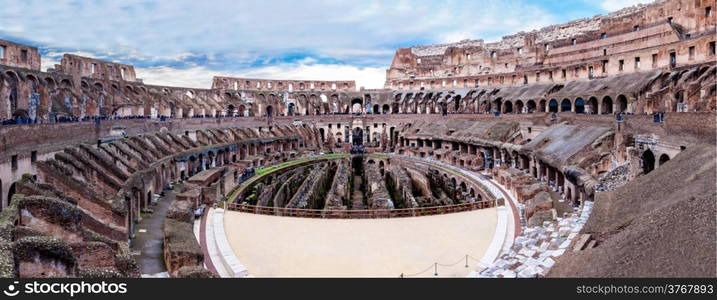 The Iconic, the legendary Coliseum of Rome, Italy