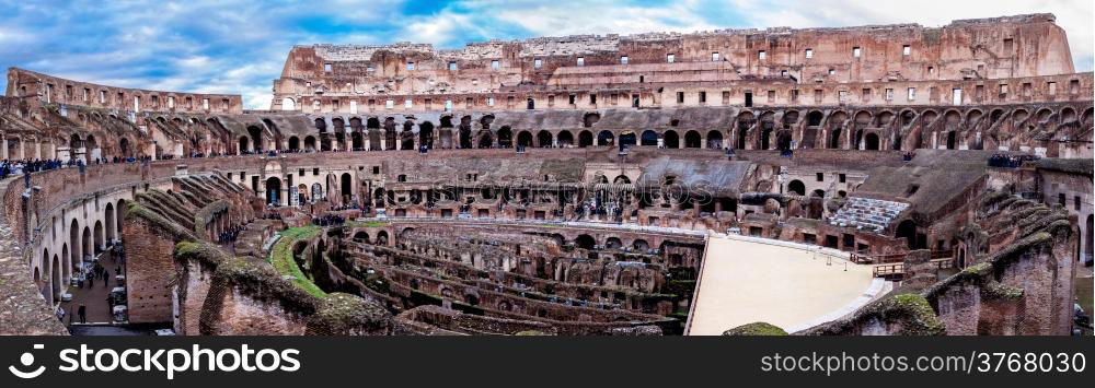 The Iconic, the legendary Coliseum of Rome, Italy