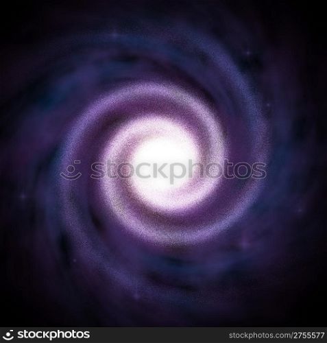 The image of a galaxy with uncountable quantity of stars