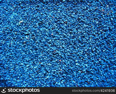 The image of grains of the blue poppy