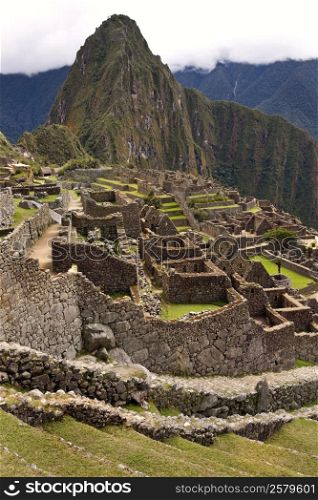 The Inca city of Machu Picchu in Peru, South America.