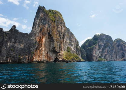 The island of pee pee leh Krabi, Thailand