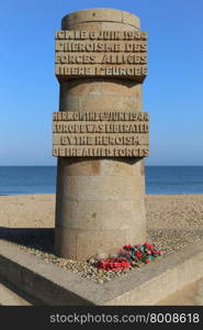 The Juno Beach Monument in Normandy, France