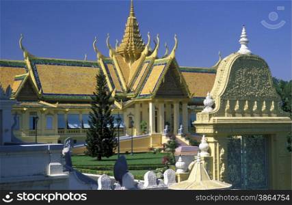 the king palace in the city of phnom penh in cambodia in southeastasia. . ASIA CAMBODIA PHNOM PENH