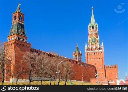 The Kremlin in Moscow, capitol of Russia