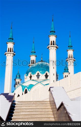 The Kul Sharif mosque in Kazan Kremlin. Tatarstan, Russia