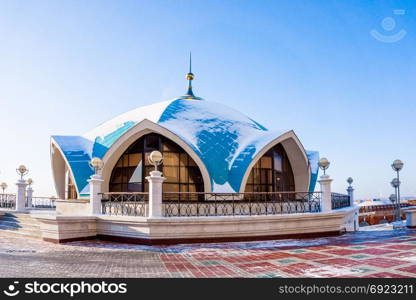 The Kul Sharif mosque in Kazan Kremlin. Tatarstan, Russia