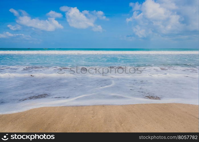 The Kuta beach in Bali Indonesia