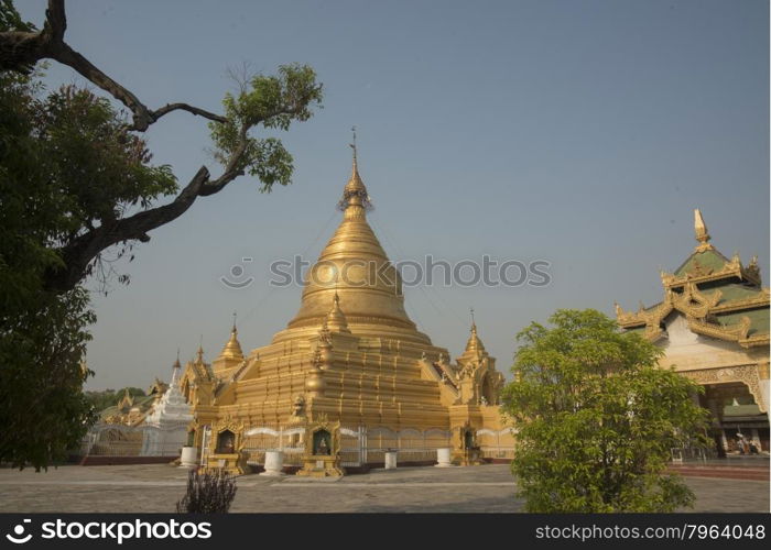 the Kuthodaw Paya in the City of Mandalay in Myanmar in Southeastasia.. ASIA MYANMAR MANDALAY KUTHODAW PAYA