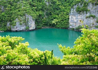 The lagoon called &rsquo;Talay Nai&rsquo; in Moo Koh Ang Tong National Park