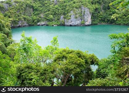 The lagoon called &rsquo;Talay Nai&rsquo; in Moo Koh Ang Tong National Park