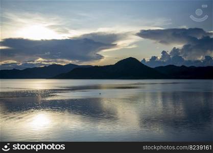 the Landscape and Nature at the Pran Buri Dam or Mae Nam Pran Buri near the Town of Pranburi near the City of Hua Hin in the Province of Prachuap Khiri Khan in Thailand,  Thailand, Hua Hin, December, 2022. THAILAND PRACHUAP HUA HIN PRANBURI DAM