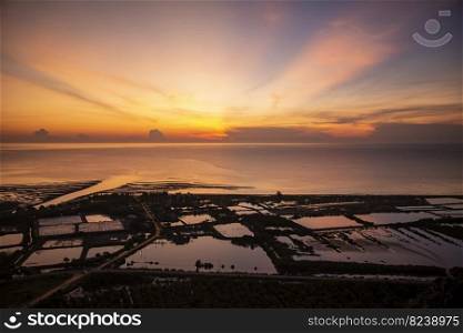 The Landscape and view from the Khao Daeng Viewpoint at the Village of Khao Daeng in the Sam Roi Yot National Park in the Province of Prachuap Khiri Khan in Thailand,  Thailand, Hua Hin, November, 2022. THAILAND PRACHUAP SAM ROI YOT KHAO DAENG
