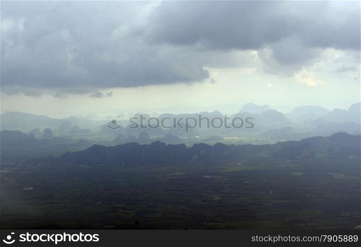 the landscape near Krabi in the south of Thailand in Southeastasia.. ASIA THAILAND KRABI LANDSCAPE