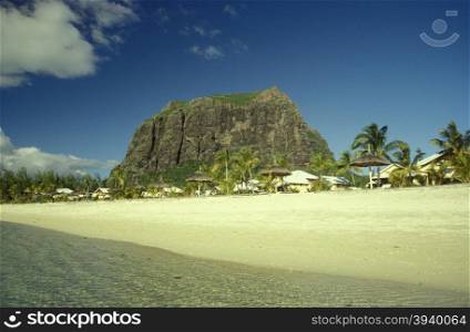 the landscape near Tamarin on the island of Mauritius in the indian ocean. INDIAN OCEAN MAURITIUS TAMARIN LANDSCAPE