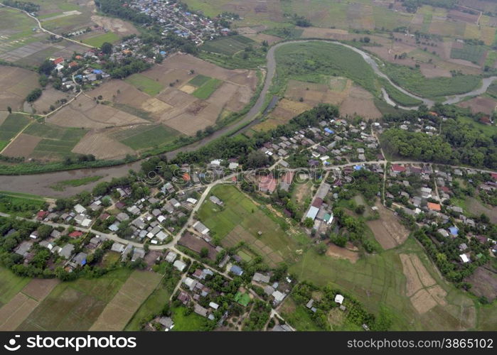 the landscape near the Village of Pai on the way from Mae Hong Son to Pai in the north provinz of Mae Hong Son in the north of Thailand in Southeastasia.. ASIA THAILAND MAE HONG SON PAI