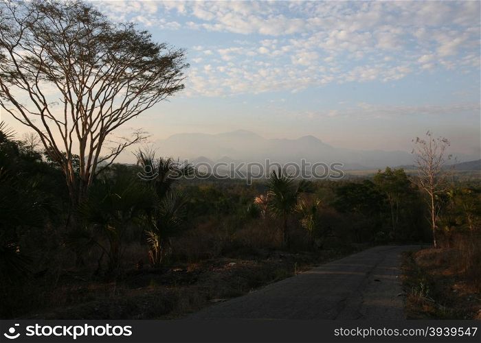 The Landscape with near the village of Moubisse in the south of East Timor in southeastasia.&#xA;