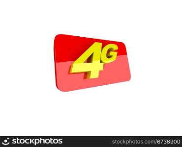 The letters 4G representing the new standard in wireless communication