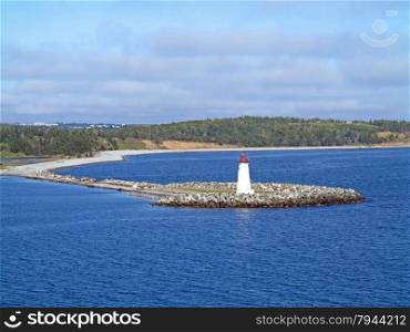The Lighthouse on McNabs Island, Halifax, Nova Scotia, Canada