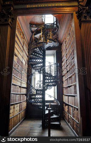 The Long Room in The Old Library, Trinity College, Dublin, Ireland - The Book of Kells 17. 06, 2018