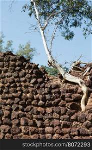 The Loropeni stone walls, the unesco site in Burkina faso. The ruins have recently been shown to be at least 1,000 years old.