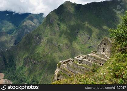 The Lost City of The Incas, Mt Huayna Picchu, Machu Picchu, Cusco Region, Peru