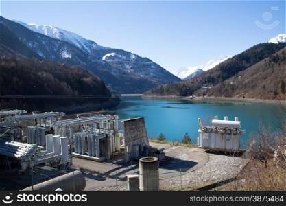 The lower reservoir of Lac du Verney. It is the largest hydroelectric power station in France