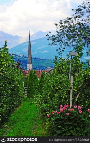 The Lutheran Church At the Foot Of The Italian Alps