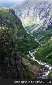 The Mabodalen valley in Hordaland, Norway