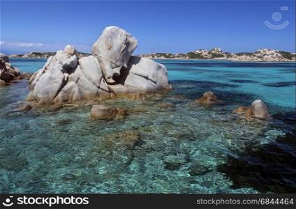 The Maddalena Archipelago - a group of islands in the Straits of Bonifacio between Corsica (France) and north-eastern Sardinia (Italy). It consists of seven main islands and numerous other small islets.The area is part of the Arcipelago di La Maddalena National Park - a geomarine national park established on 1 April 1994.