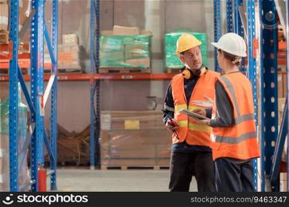 The Manager delivers the report to the foreman and jointly inspects the goods that need to be brought into the central warehouse. Before sending to each regional distribution center.