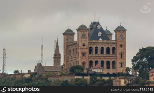 The Manjakamiadana Rova, also called the Queen&rsquo;s Palace, is a landmark of Antananarivo which served as the residence of the kings and queens of the Madagascar.