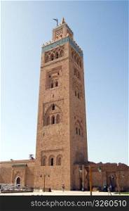 The marvellous Koutoubia Minaret in Marrakesh, Moroc. Marrakesh Koutoubia Minaret