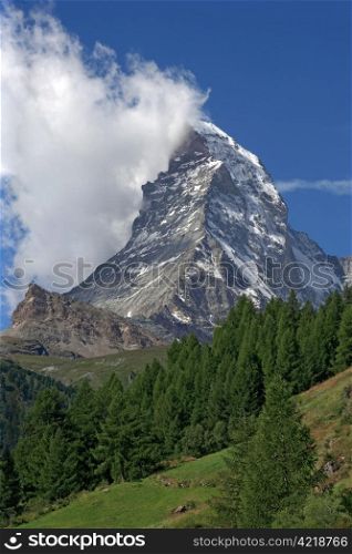 The Matterhorn in Switzerland.