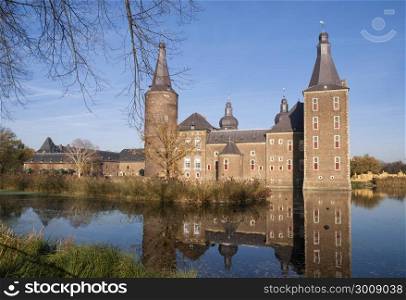 The medieval castle Hoensbroek in the Dutch town of the same name is one of the largest castles in the Netherlands. Medieval castle Hoensbroek
