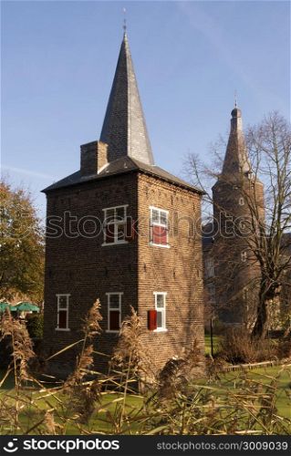 The medieval castle Hoensbroek in the Dutch town of the same name is one of the largest castles in the Netherlands. Medieval castle Hoensbroek