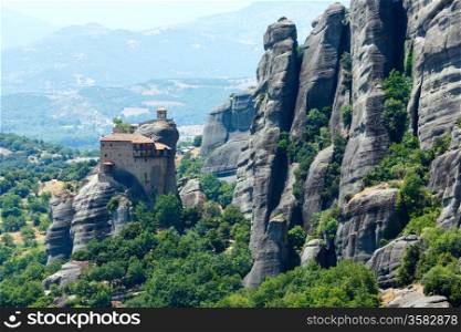 The Meteora - important rocky monasteries complex in Greece
