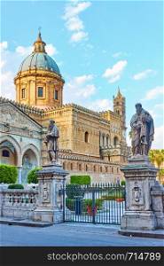 The Metropolitan Cathedral of the Assumption of Virgin Mary (Palermo Cathedral), Palermo, Sicily Island, Italy.