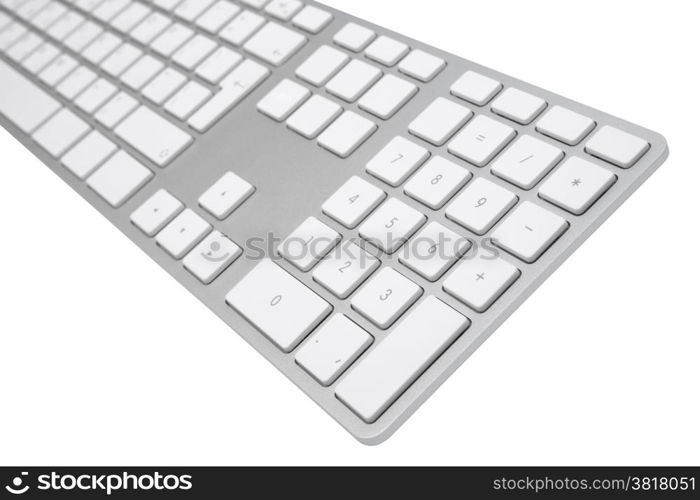 The modern and stylish keyboard for a computer