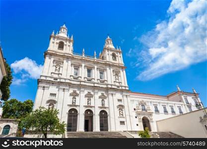 The Monastery of Sao Vicente de Fora is a 17th-century church and monastery in Lisbon, Portugal