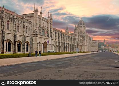 The Monastery of St. Jeronimos, is one of the most famous monuments in Portugal, built in the manueline style. It is located in Lisbon , Portugal