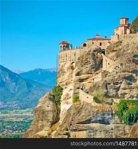 The Monastery of Varlaam in Meteora, Greece - Greek landmark