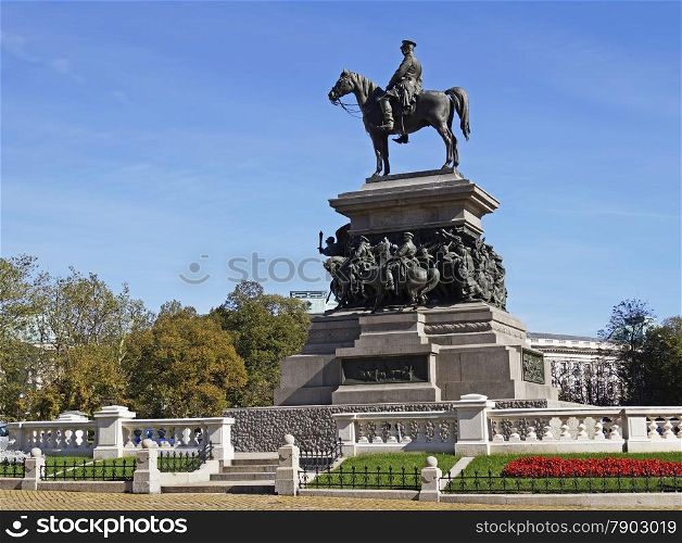 The Monument to the Tsar Liberator in Sofia, Bulgaria