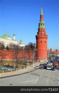 The Moscow Kremlin in spring, Russia
