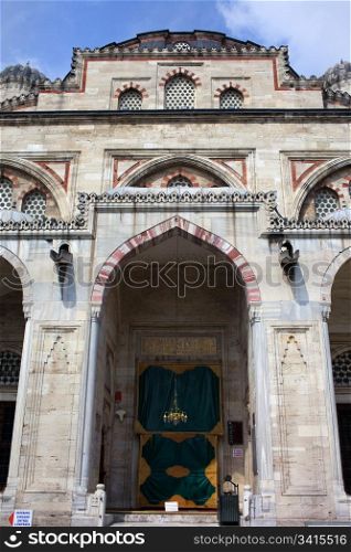 The Mosque of the Prince (Turkish: Sehzade Mehmet Camii) historic architecture in Istanbul, Turkey