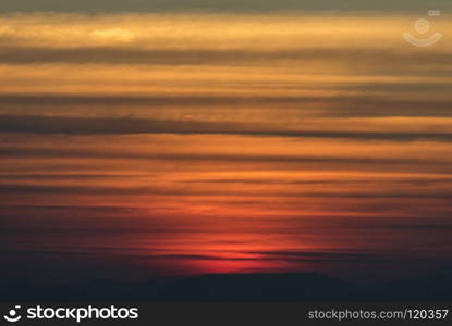 the mountain sunset, Thailand