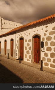 the mountain Village of San Bartalome in the centre of the Canary Island of Spain in the Atlantic ocean.. EUROPE CANARY ISLAND GRAN CANARY