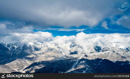 The Mountains In Krasnaya Polyana, Sochi, Russia