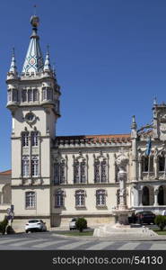 The Municipal Building of Sintra, near Lisbon in Portugal. Built to house the local civic administration.